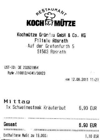 mveh Hffner Kochmtze Restaurant